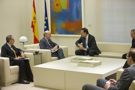 22/11/2016. Rajoy recibe al ministro de Exteriores de Brasil. El presidente del Gobierno, Mariano Rajoy, durante la reunión mantenida en el ...